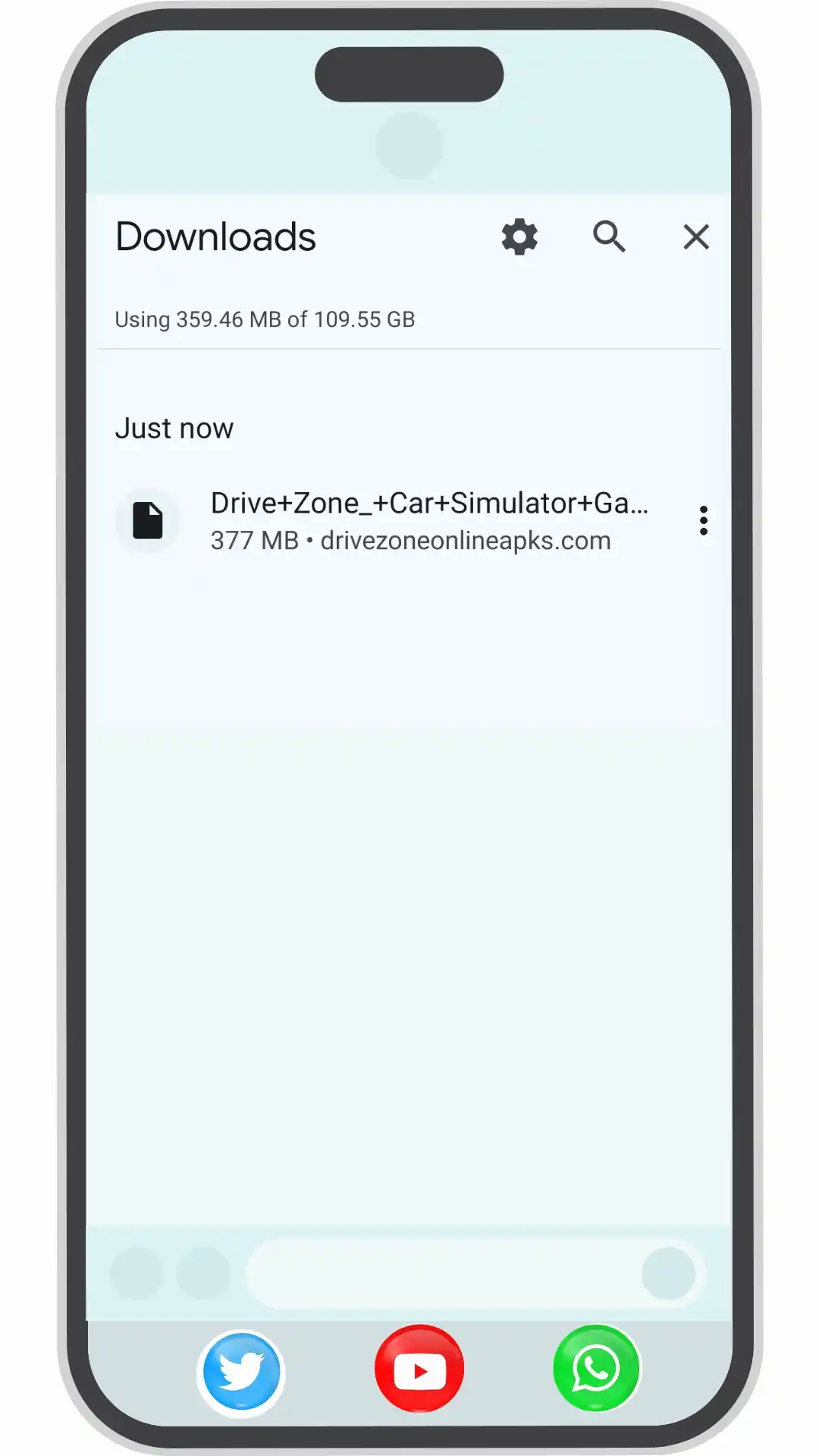 Drive Zone Online MOD APK 2025 v1.3.0 Unlimited Money/Cars 15 Find the Downloaded APK File