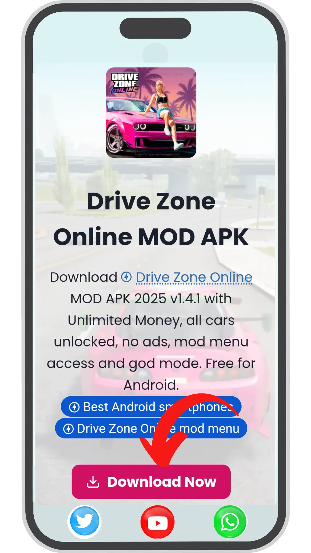 Drive Zone Online MOD APK 2025 v1.4.1 Unlimited Money & Cars 20 Find a Secure Third-Party Source