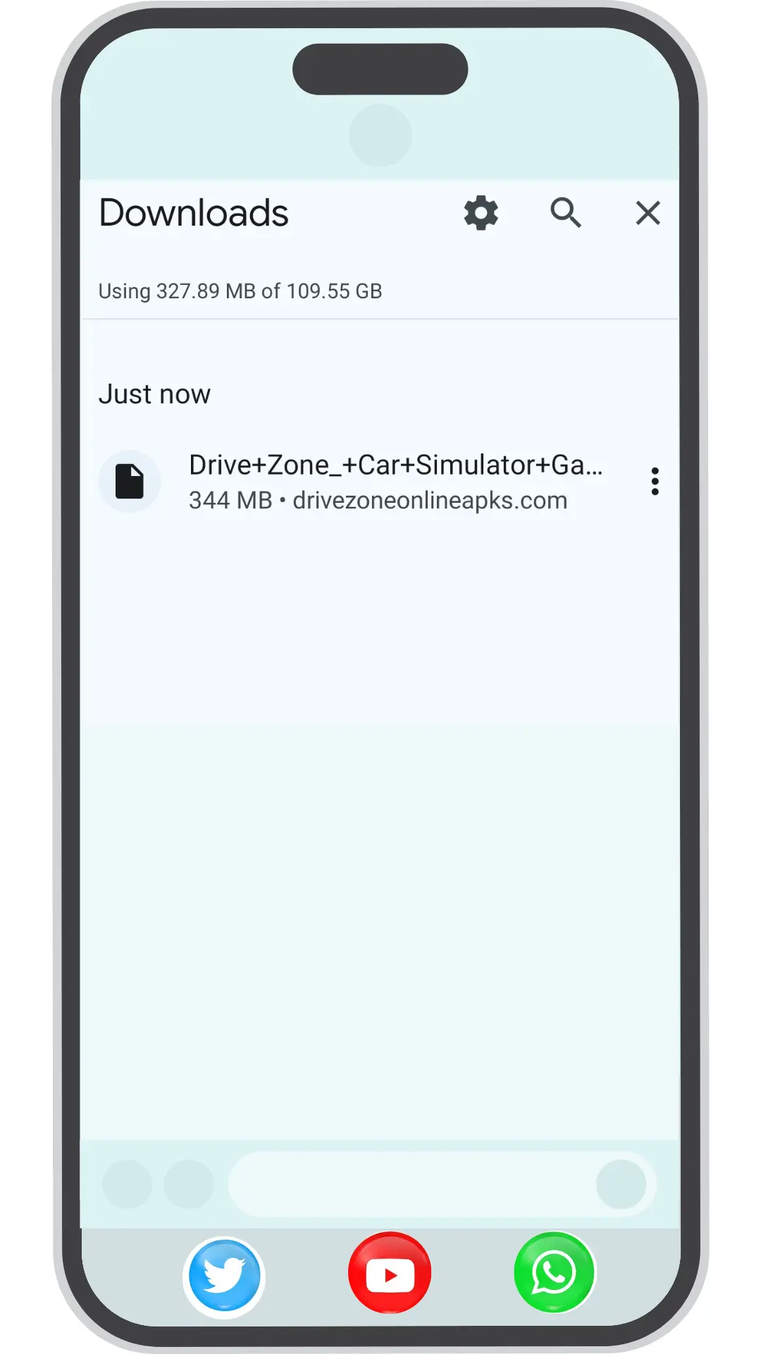 Drive Zone Online MOD APK 2025 v1.4.1 Unlimited Money & Cars 22 Find the Downloaded APK File